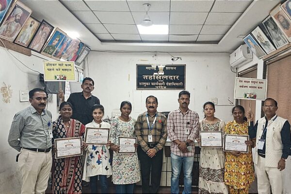 नांदेड दक्षिण स्विप कक्षाचा अनोखा उपक्रम; मतदान जनजागृती विविध स्पर्धेतील प्रमाणपत्राचे वितरण संपन्न